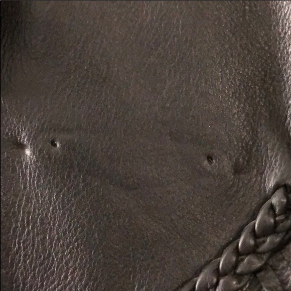 Wilson’s black leather fringe jacket, medium - Picture 2 of 7